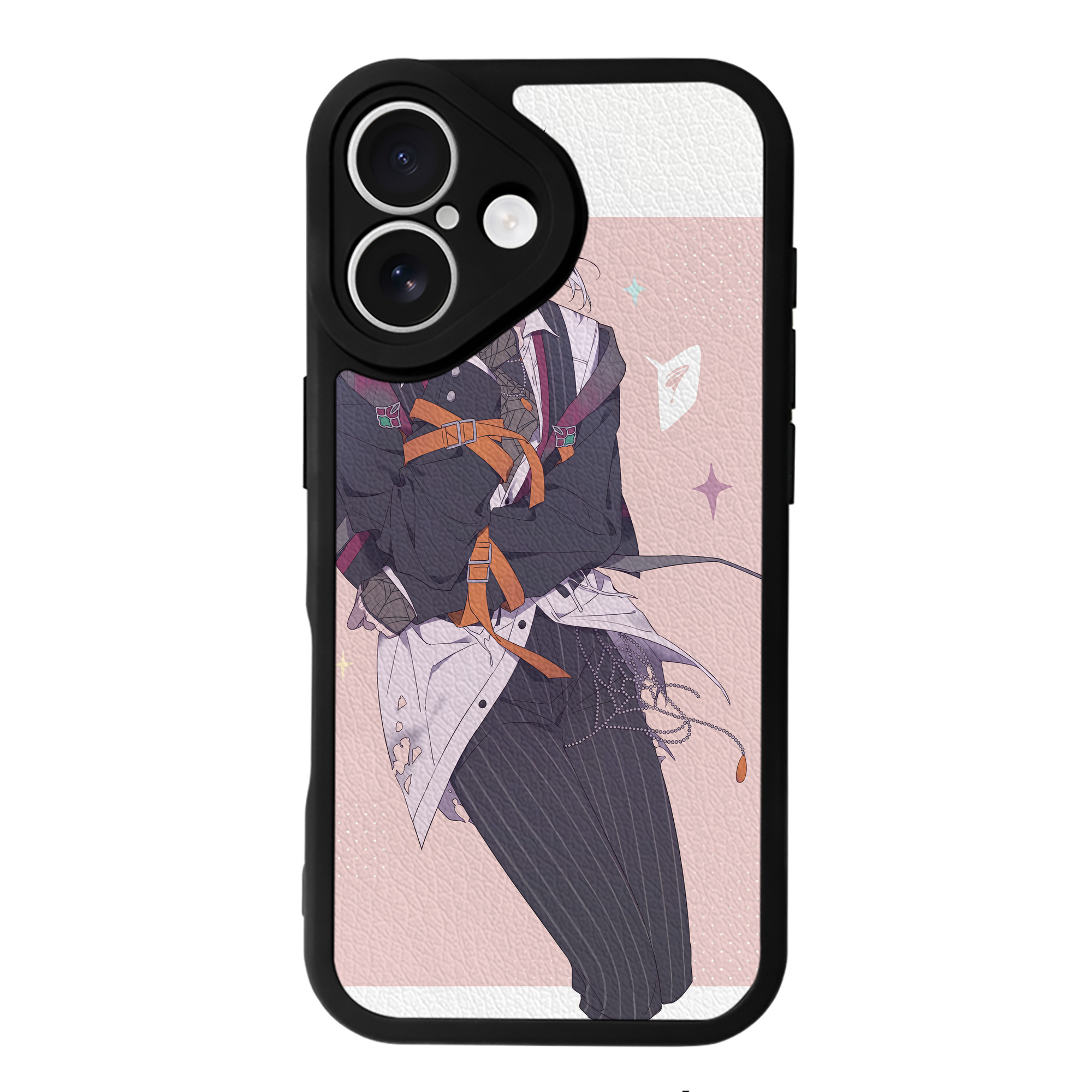 （画像用） 文豪ストレイドッグス Bungo Stray Dogs 【iPhone 16シリーズ対応】シリコンスマホケース（レザー調） 材質：シリコン